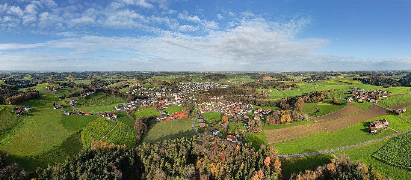 Luftbilder von Reischach und den Ortsteilen